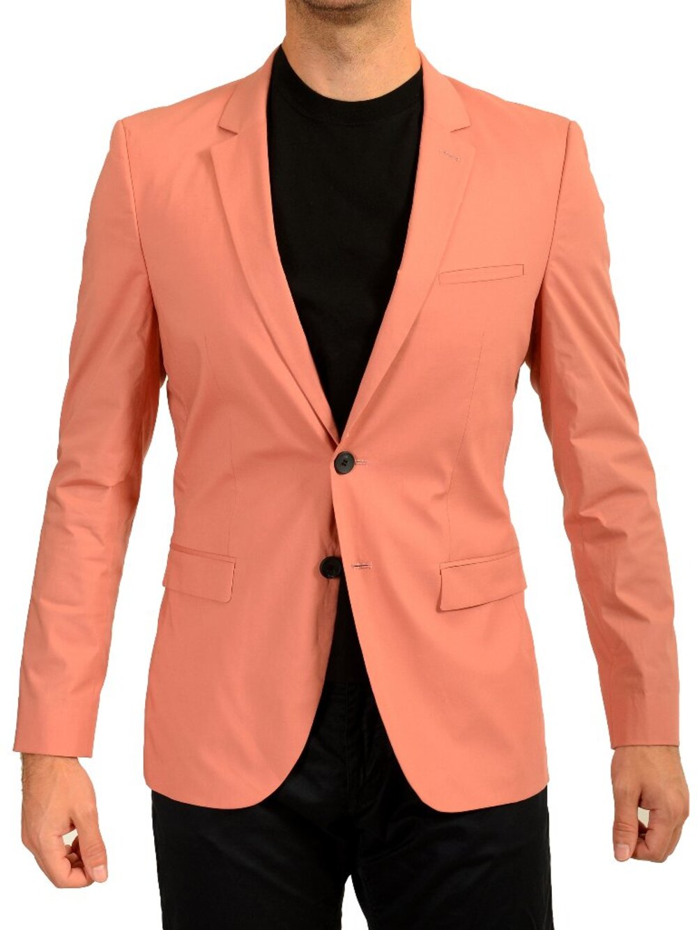 Hugo Boss Men's "Arti232X" Extra Slim Fit Pink Sport Coat Blazer US 38R IT 48R